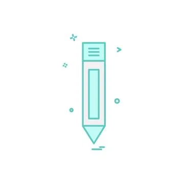 Pencil icon design vector Stockillustratie