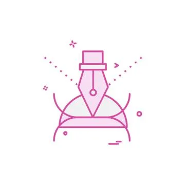 Pencil icon design vector Stock Illustration