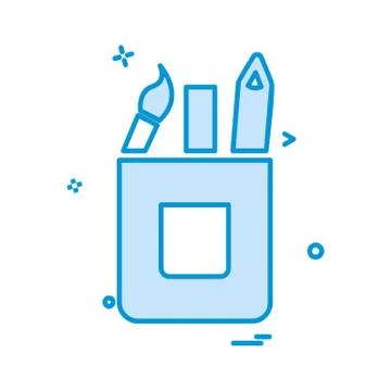Pencil icon design vector Stockillustratie