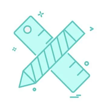 Pencil icon design vector Stock Illustration