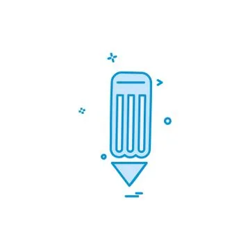 Pencil icon design vector イラスト素材