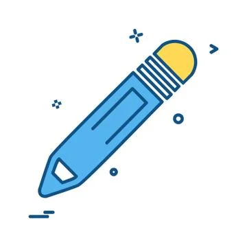 Pencil icon design vector Stockillustratie
