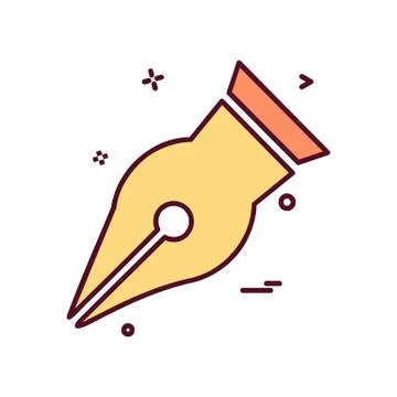 Pencil icon design vector Stock Illustration