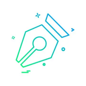 Pencil icon design vector Stock Illustration
