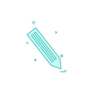 Pencil icon design vector イラスト素材