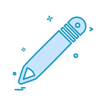 Pencil icon design vector Stockillustratie