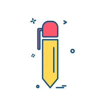 Pencil icon design vector Stockillustratie