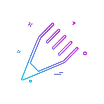 Pencil icon design vector Stock Illustration