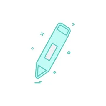 Pencil icon design vector Stock Illustration