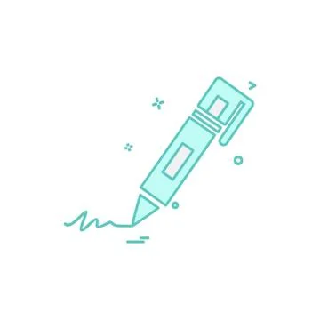 Pencil icon design vector Stock Illustration