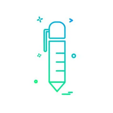 Pencil icon design vector イラスト素材