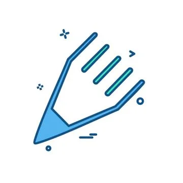 Pencil icon design vector Stockillustratie