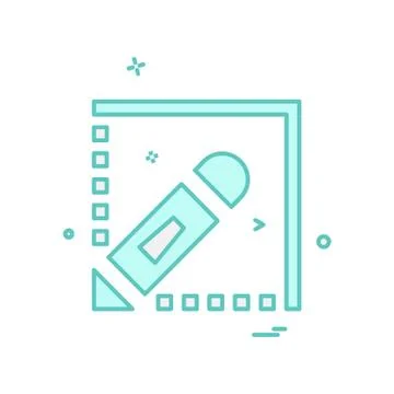 Pencil  icon design vector Stock Illustration