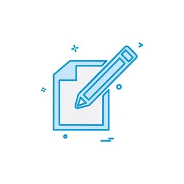 Pencil icon design vector Stockillustratie