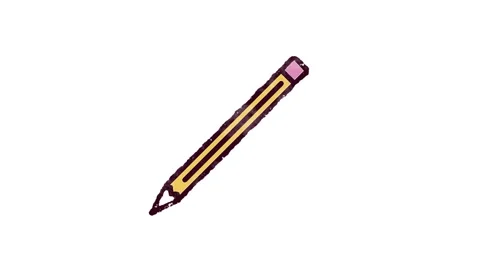 Pencil Icon for Education and E-learning Stock Footage 149871708