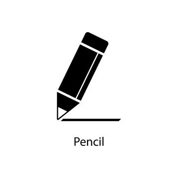 Pencil icon. Element of minimalistic icon for mobile concept and web apps. Signs Stock Illustration