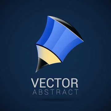 Pencil icon geometric design in vector Stock Illustration