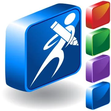 Pencil icon Stock Illustration