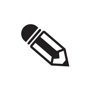 Pencil icon Stock Illustration