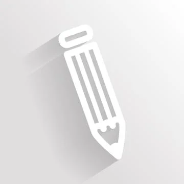 Pencil icon. Stock Illustration