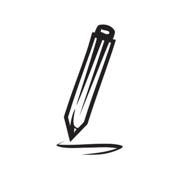 Pencil icon Stock Illustration