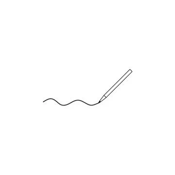 Pencil icon. Stock Illustration