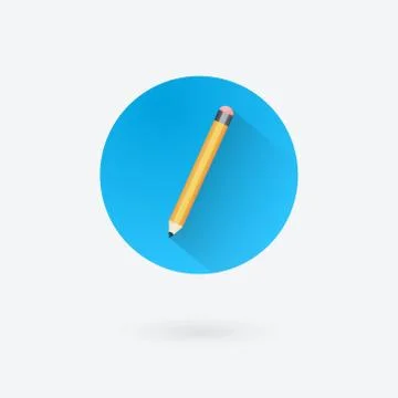 Pencil icon Stock Illustration