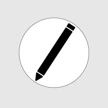 Pencil icon Stock Illustration