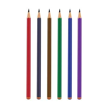 Pencil icon, Stock Illustration