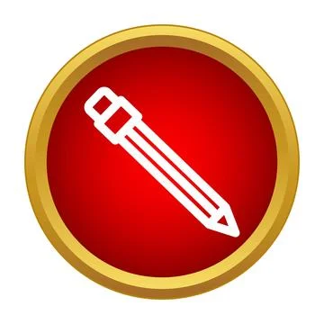 Pencil icon symbolizing edit write and drawing イラスト素材