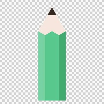 Pencil icon on transparent background Stock-Illustration