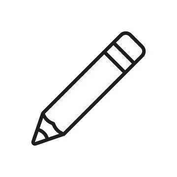 Pencil icon vector design templates simple and modern Stock Illustration