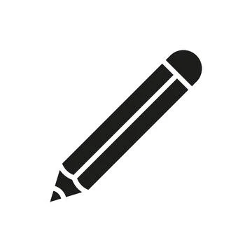 Pencil icon vector design templates simple and modern Stock Illustration
