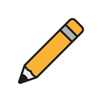 Pencil icon vector design templates simple and modern Stock Illustration