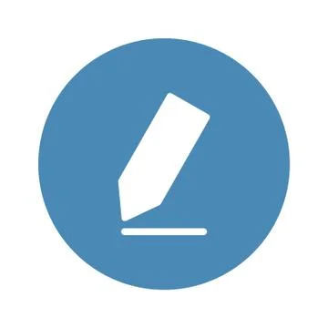 Pencil Icon Vector flat design style Stock-Illustration