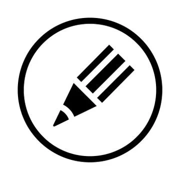 Pencil icon - vector iconic design Stock Illustration