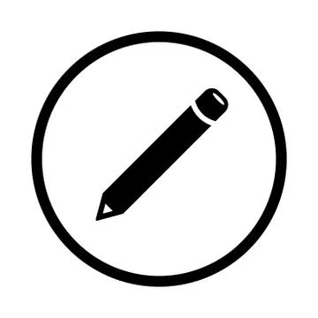 Pencil icon - vector iconic design Stock Illustration