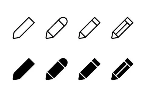 Pencil icon vector illustration. pen sign and symbol. edit icon vector 스톡 일러스트