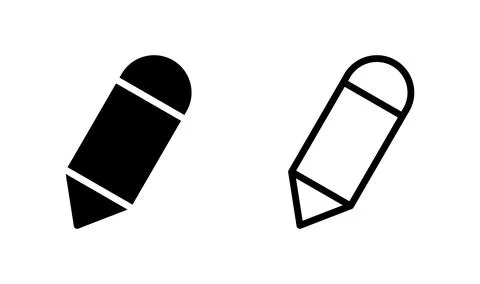 Pencil icon vector. pen icon. edit icon vector Stock Illustration
