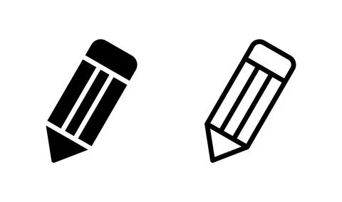 Pencil icon vector. pen icon. edit icon vector Stock Illustration