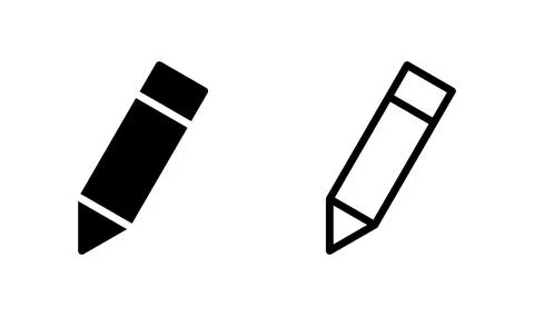 Pencil icon vector. pen icon. edit icon vector Stock Illustration