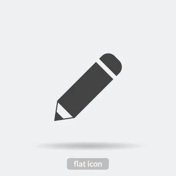 Pencil icon, Vector is type EPS10 Stock Illustration