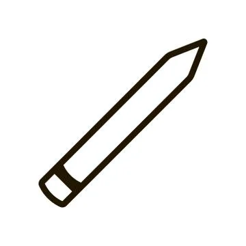 Pencil icon on white background. EPS 10. Vector illustration. Illustration