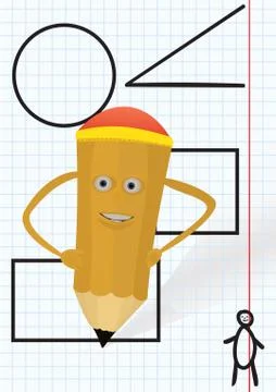 Pencil. Illustrazione stock