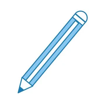 Pencil isolated icon Stockillustratie