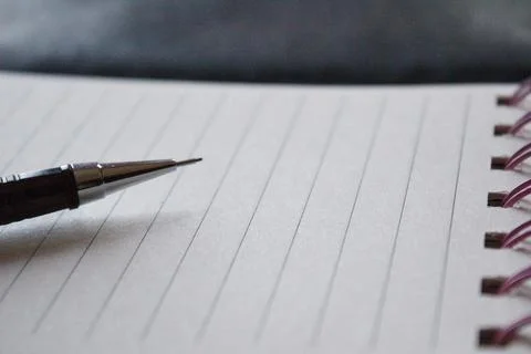 Pencil on lined paper Photos