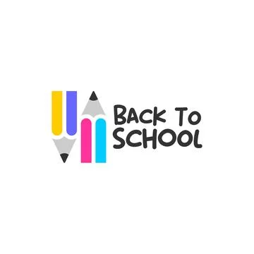 Pencil logo vector template, Creative Pencil design concepts illustration, .. Stock Illustration