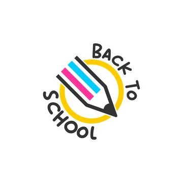 Pencil logo vector template, Creative Pencil design concepts illustration, .. Stock Illustration