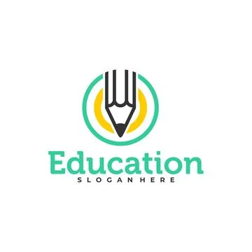 Pencil logo vector template, Creative Pencil design concepts illustration, .. Stock Illustration