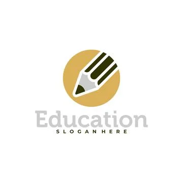 Pencil logo vector template, Creative Pencil design concepts illustration, .. Stock Illustration
